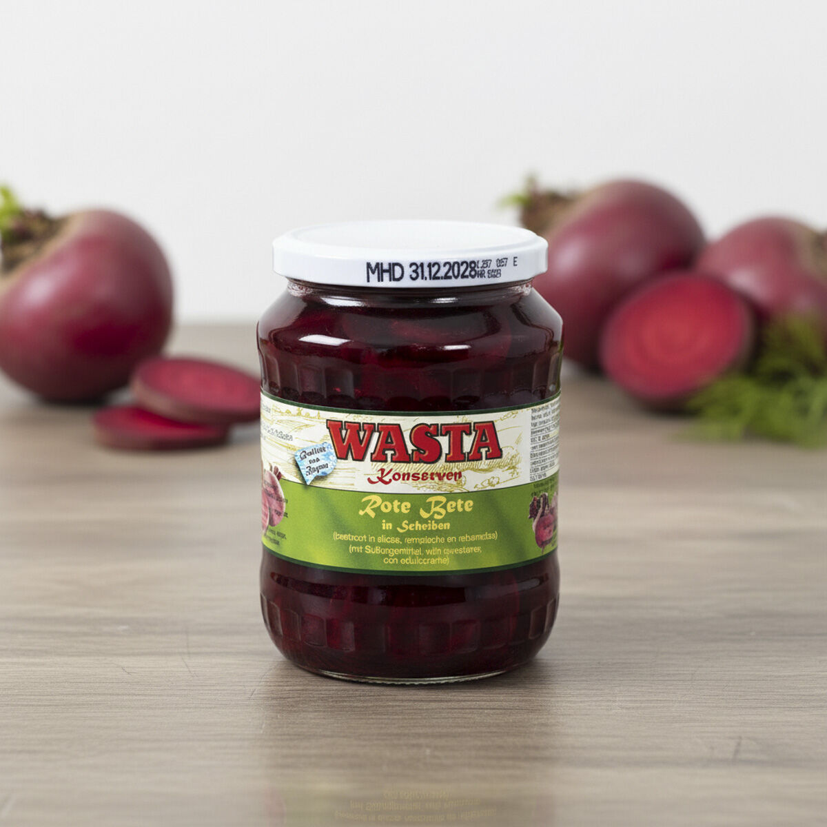 Rote Bete Scheiben im Glas 720ml von WASTA