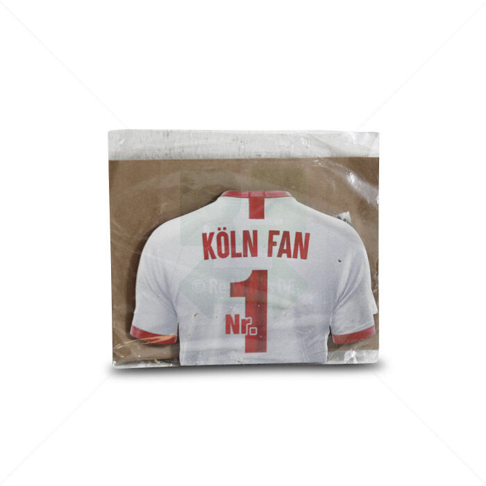Geschenkskarte aus Holz mit Kuvert Köln Fan Nr. 1