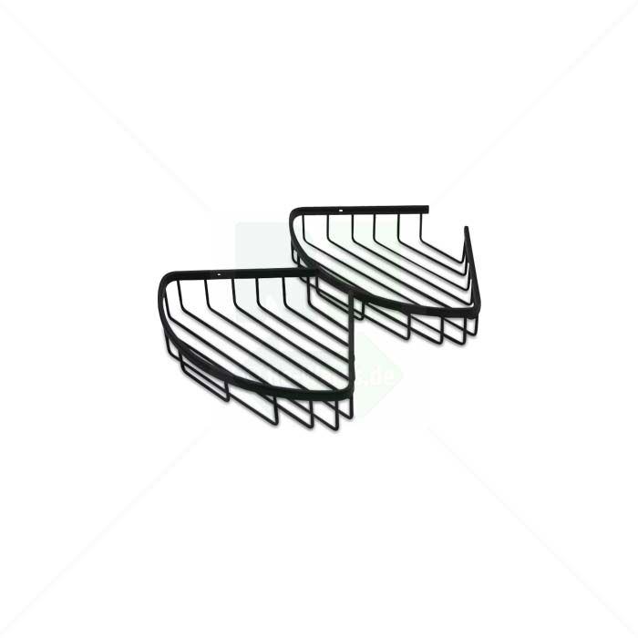 Duschablage Gricol ohne Bohren 18x30x30,5 cm, schwarz Duschablage Gricol ohne Bohren 18x30x30,5 cm, schwarz