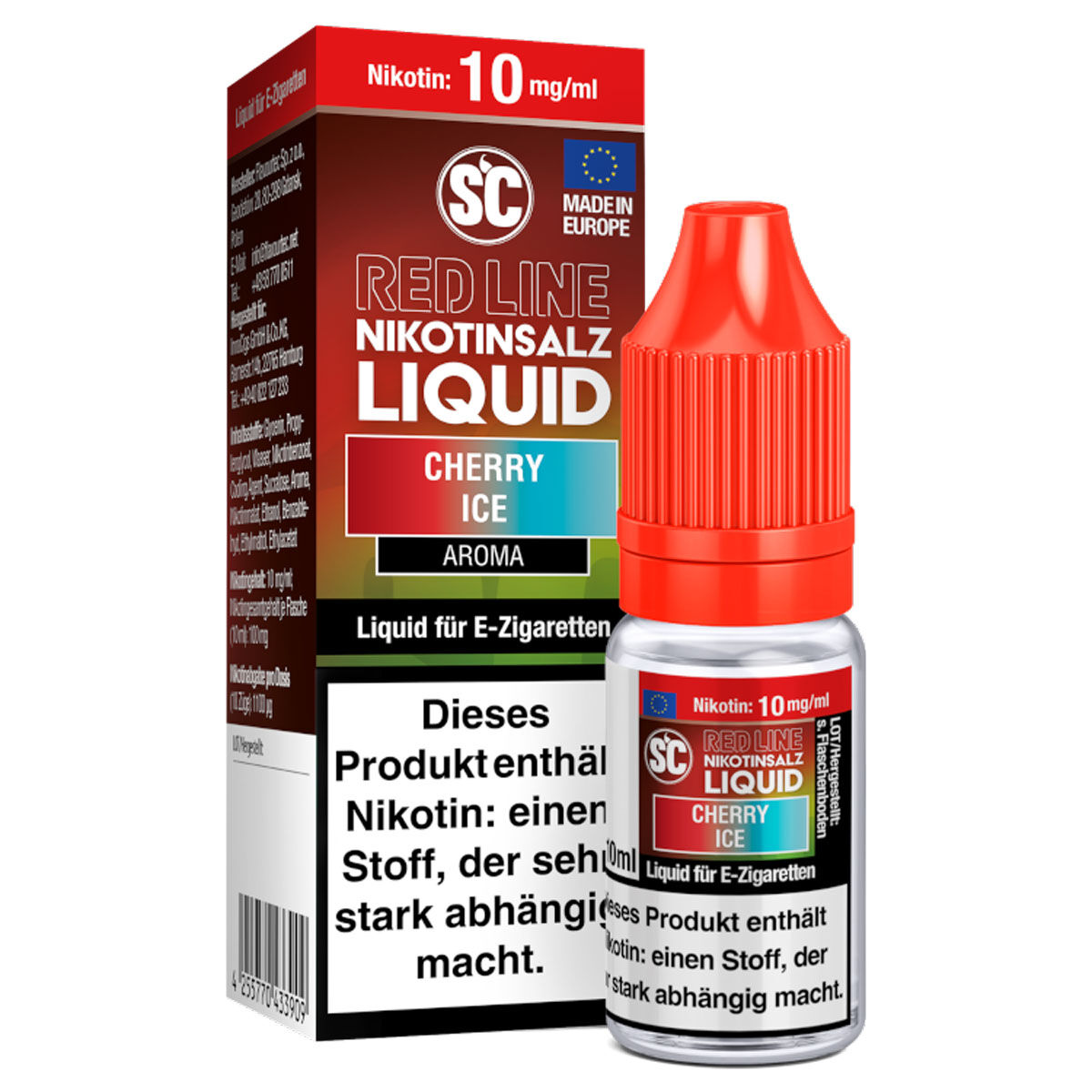 SC Red Line Cherry Ice Nikotinsalz-Liquid 10 mg/ml 10 ml