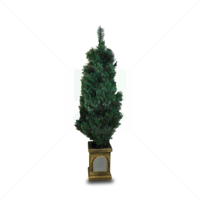 Weihnachtsbaum Costway CM24560DE  im Topf mit Beleuchtung 120 cm