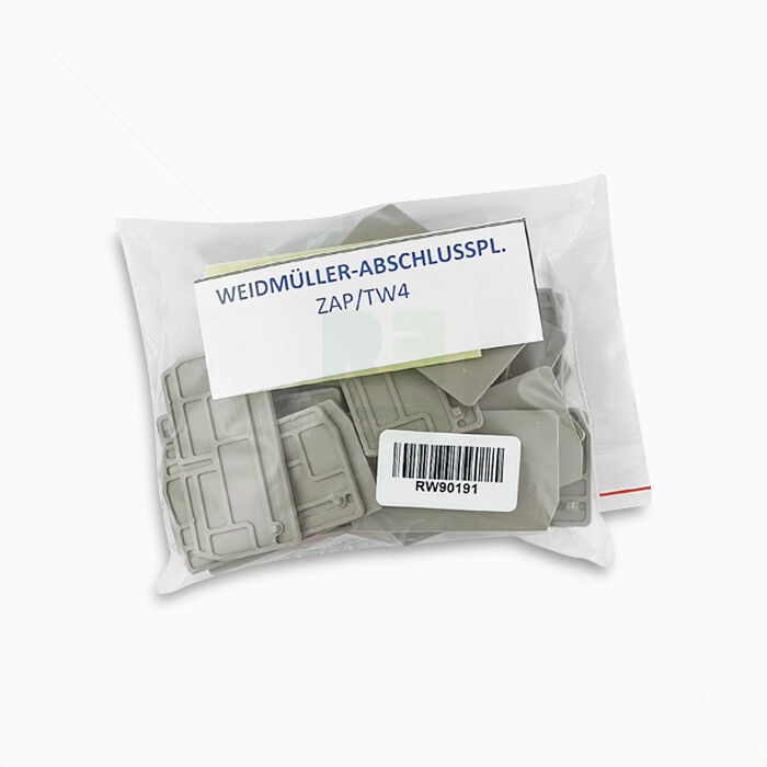 Abschlussplatte Weidmüller 1632090000 ZAP/TW4 35 Stück