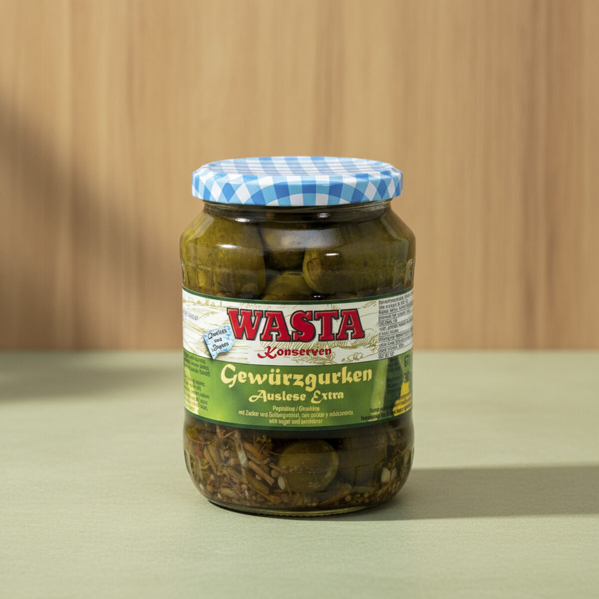 Gewürzgurken Auslese extra im Glas 720ml von WASTA