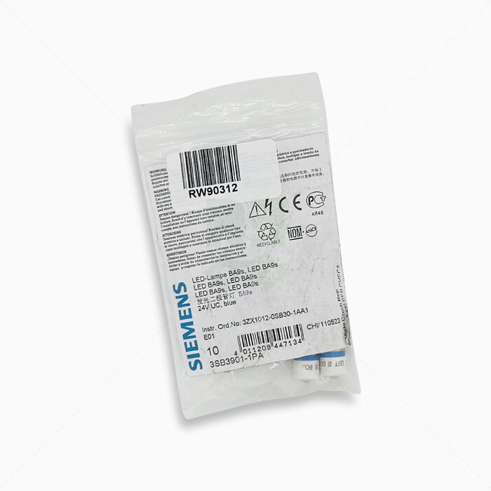 LED Siemens 3SB3901-1PA LED, blau 10 Stück