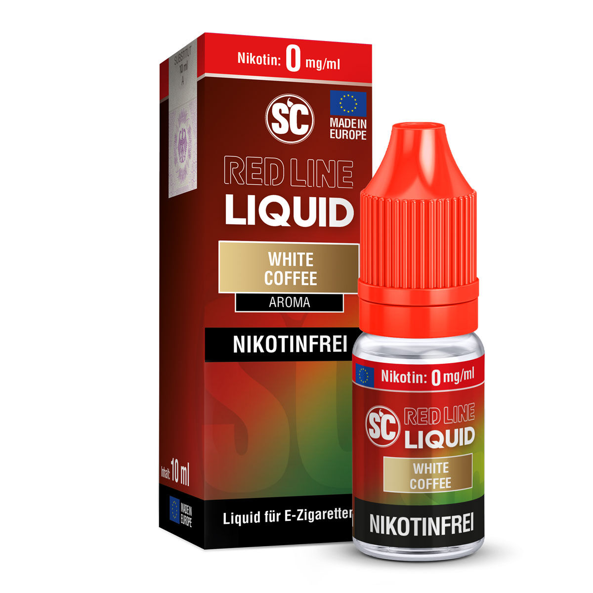 SC Red Line White Coffee Liquid 10 ml – 0 mg/ml