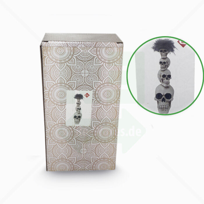 Skulptur Totenköpfe Gerimport S L 25xm Polyresin Skulptur Totenköpfe Gerimport S L 25xm Polyresin