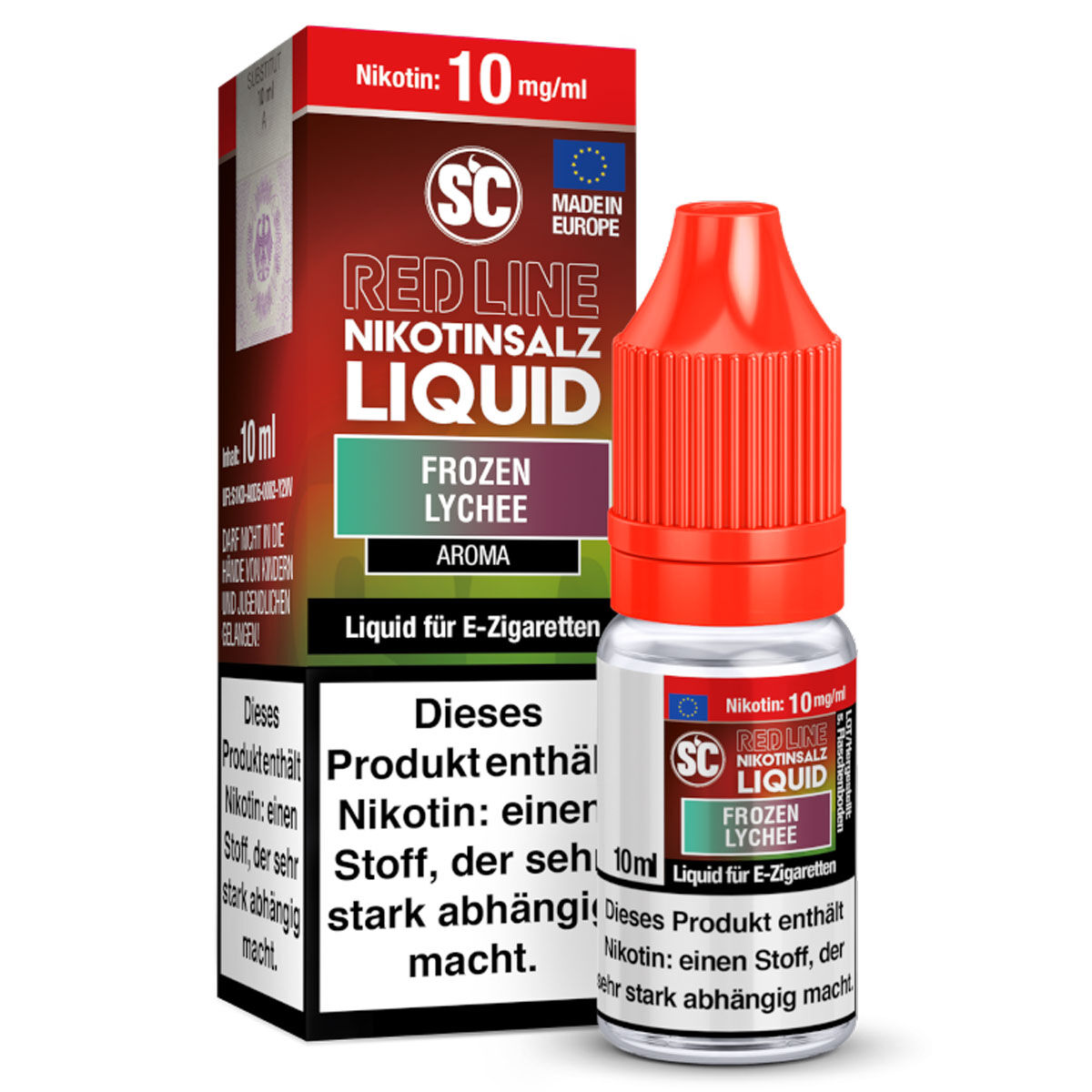 Liquid Nikotinsalz Red Line Frozen Lychee SC 10ml 10mg/ml (mittel)