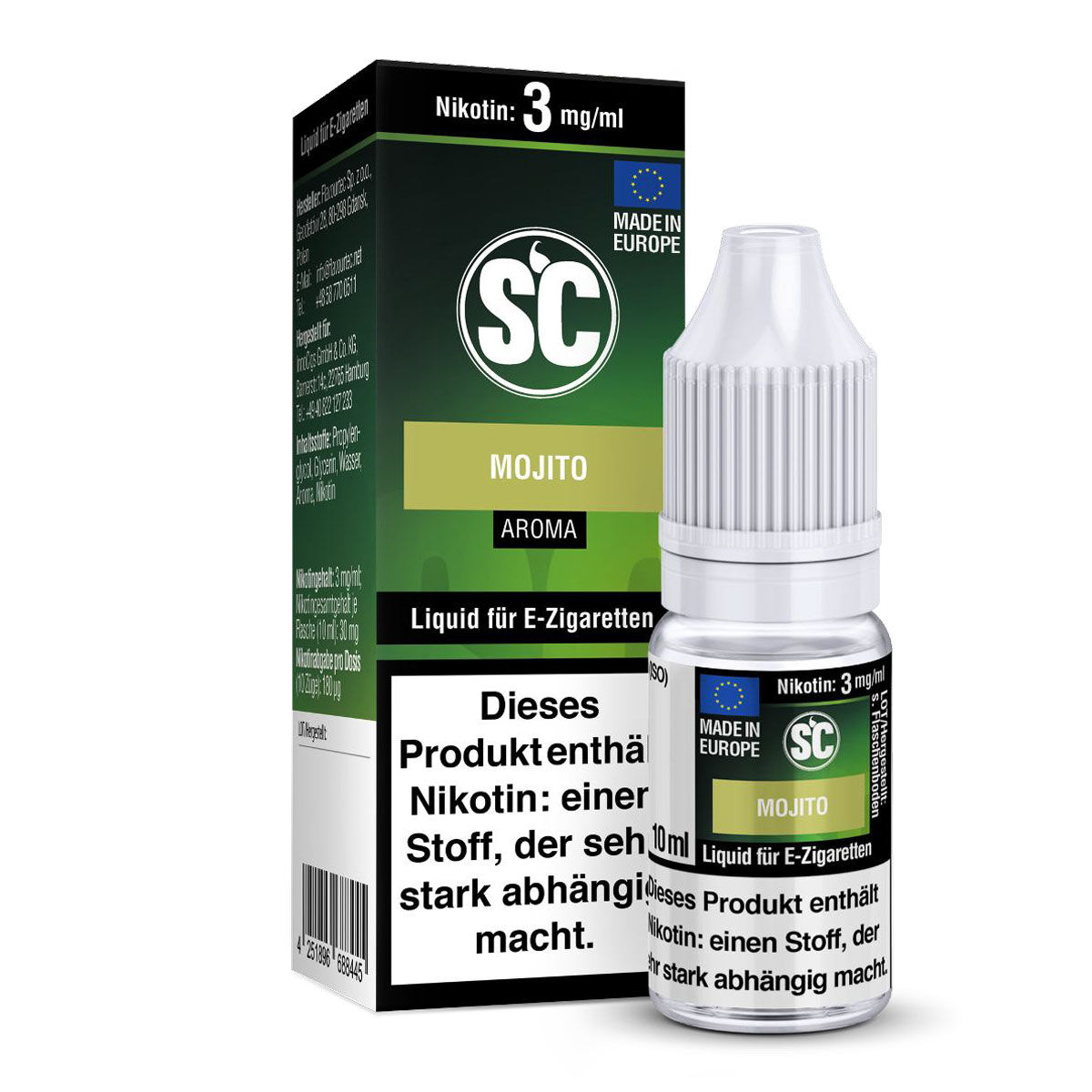 Liquid Mojito SC 10 ml – 03 mg/ml Nikotin