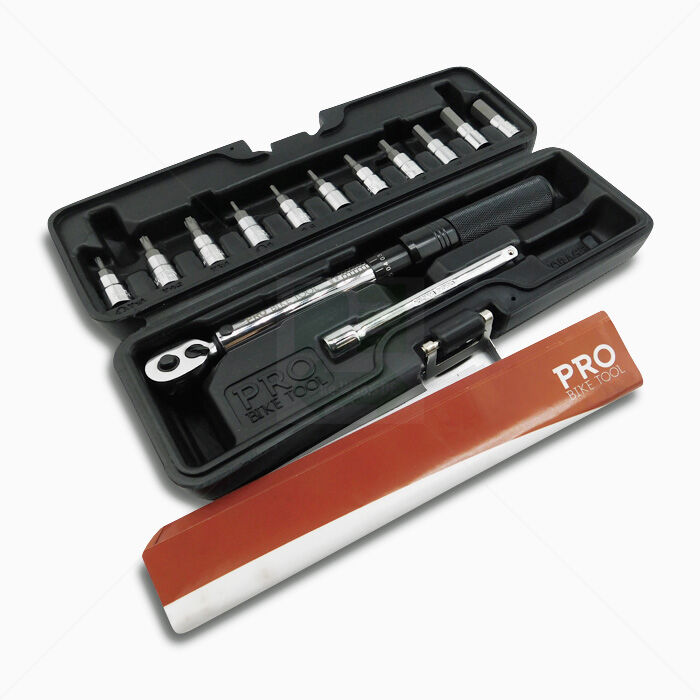PRO BIKE TOOL Drehmomentschlüssel Fahrrad Motorrad silber
