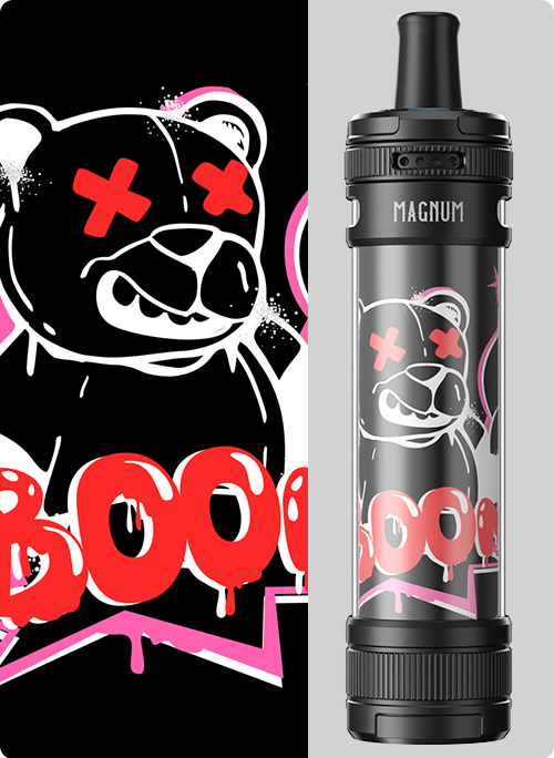 E-Zigaretten Set ASPIRE Magnum 6ml Schwarz & Booming Bear