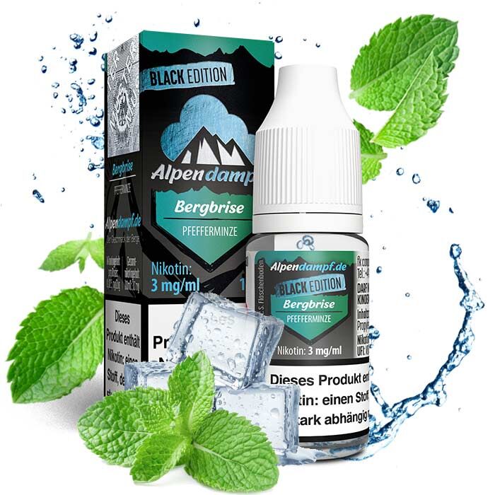 Liquid Black Edition Bergbrise Alpendampf 10ml 03 mg/ml (leicht)