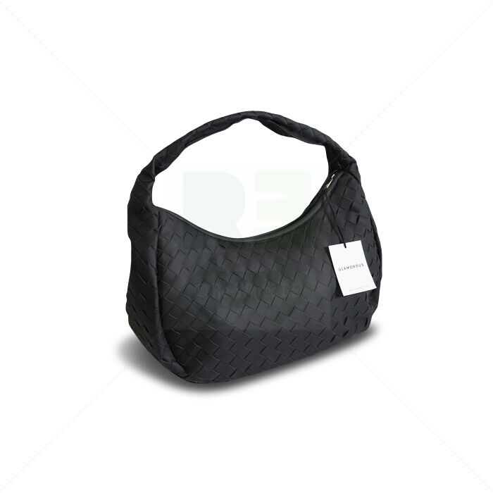 Schultertasche Glamorous BA9535 44x42x15 cm Mattschwarz