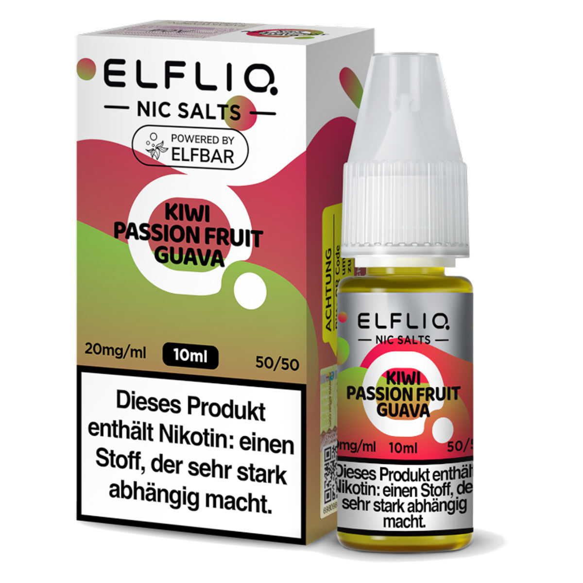 Liquid Nikotinsalz Kiwi Passion Fruit Guava ELFLIQ 10ml 10mg/ml