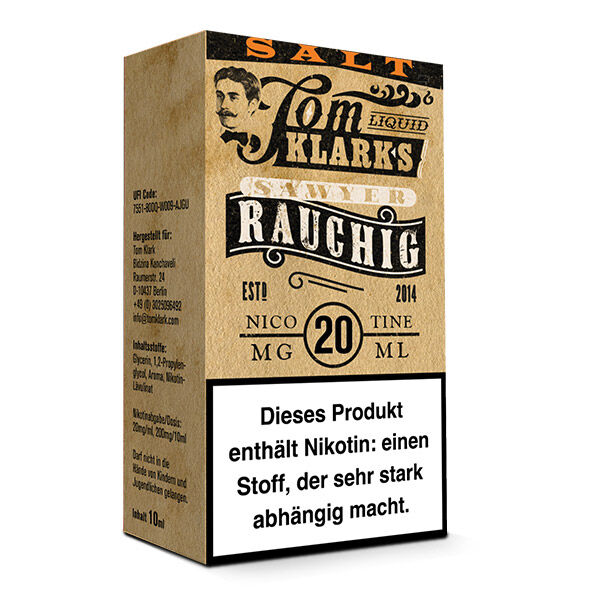 Liquid Nikotinsalz Rauchig Tom Klark's 10ml 20mg/ml