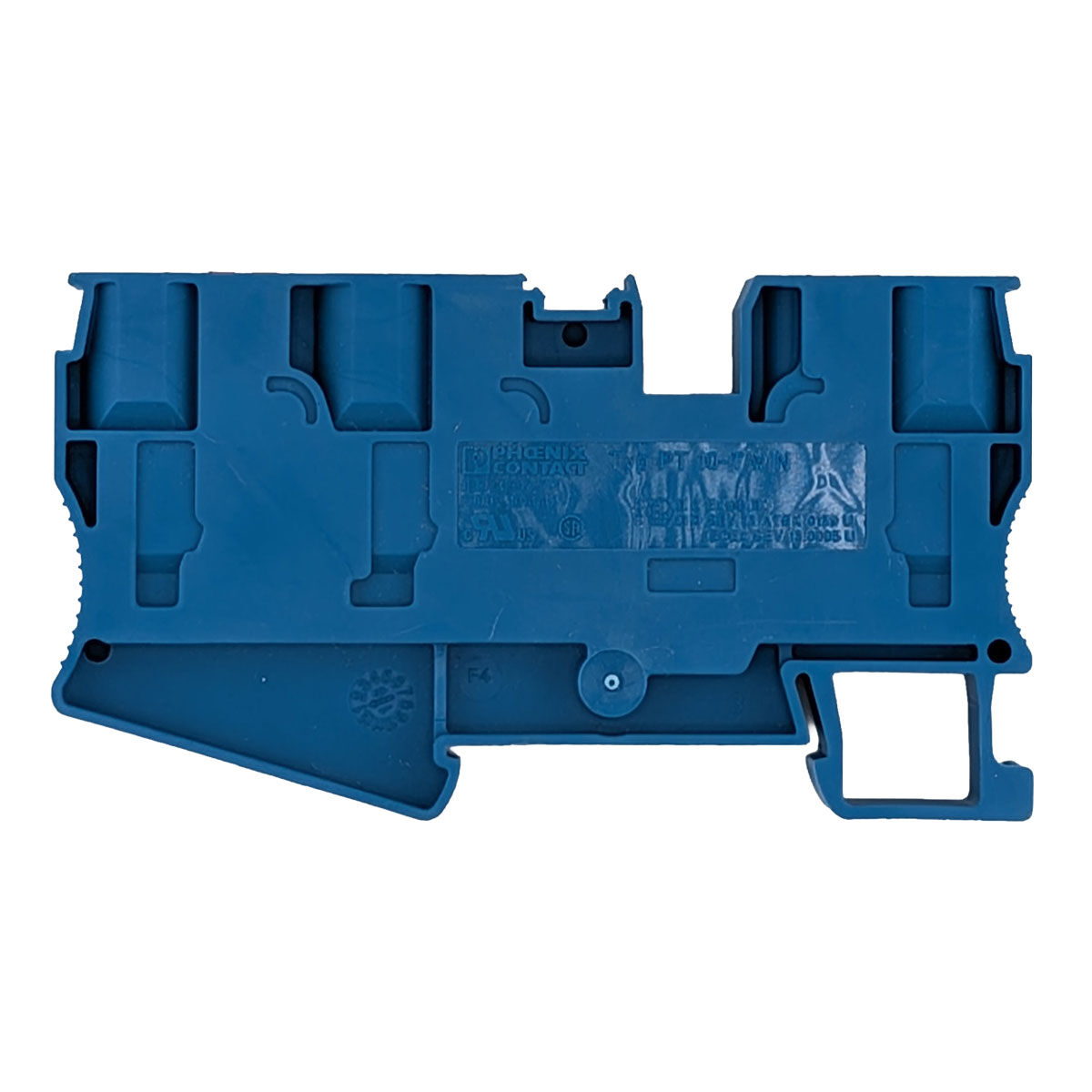 Durchgangsklemmen Phoenix Contact PT 10-TWIN BU 3208747 10 mm² blau – 3 Stück