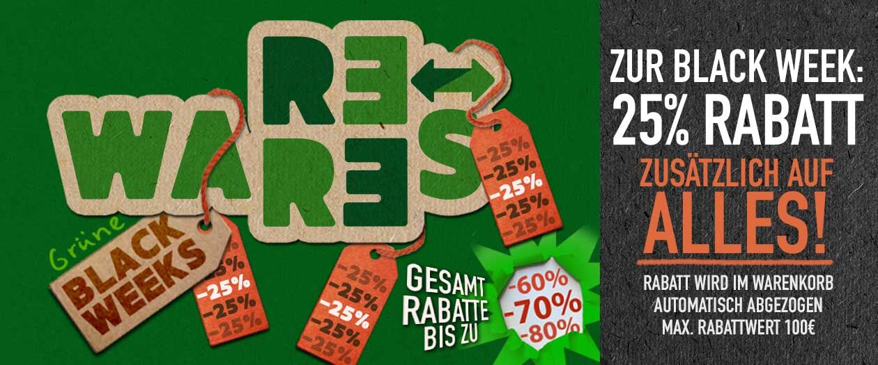 Banner -25% im Black Week Sale