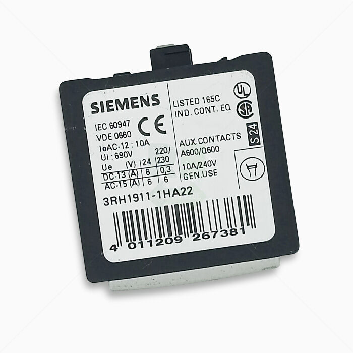 Hilfsschalterblock Siemens 3RH1911-1HA22