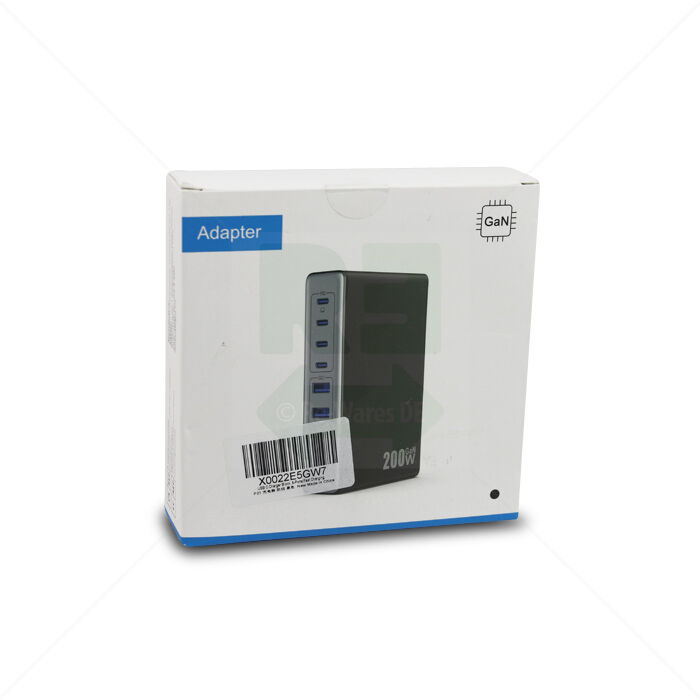 USB-C-Schnellladegerät GaN 200W mit mehreren Anschlüssen