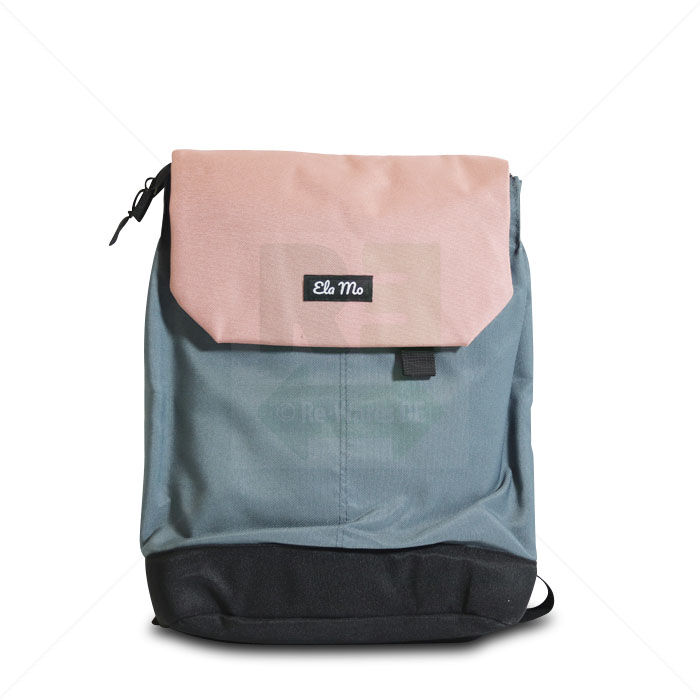 Damenrucksack Ela Mo mit Laptopfach grau rosa