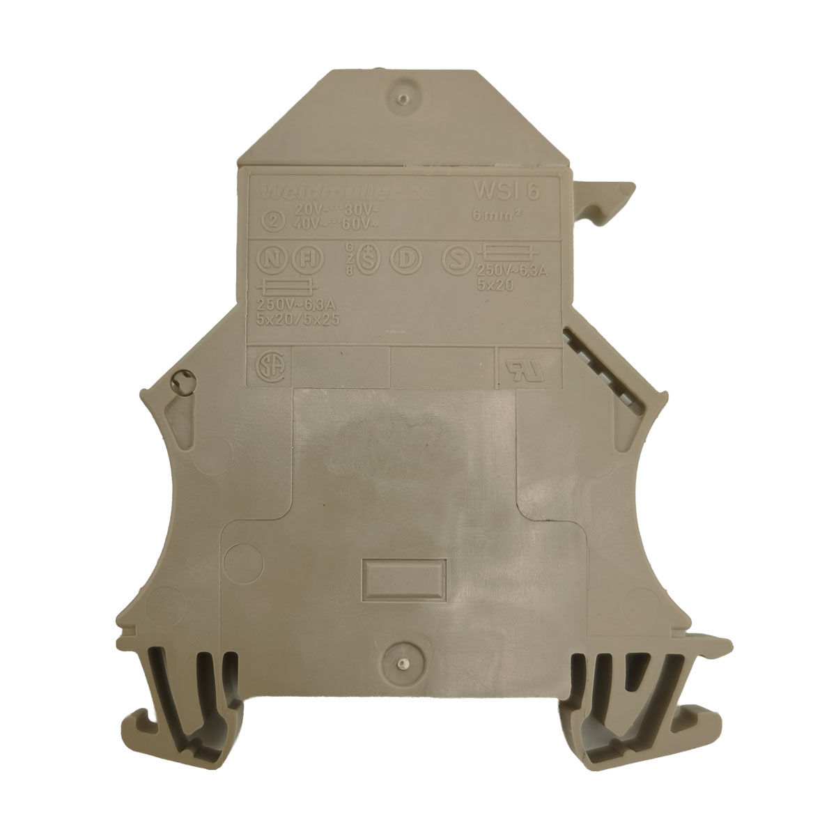 Sicherungs-Reihenklemmen Weidmüller WSI 6/LD 30-70 V DC/AC 1012200000 – 8 Stück