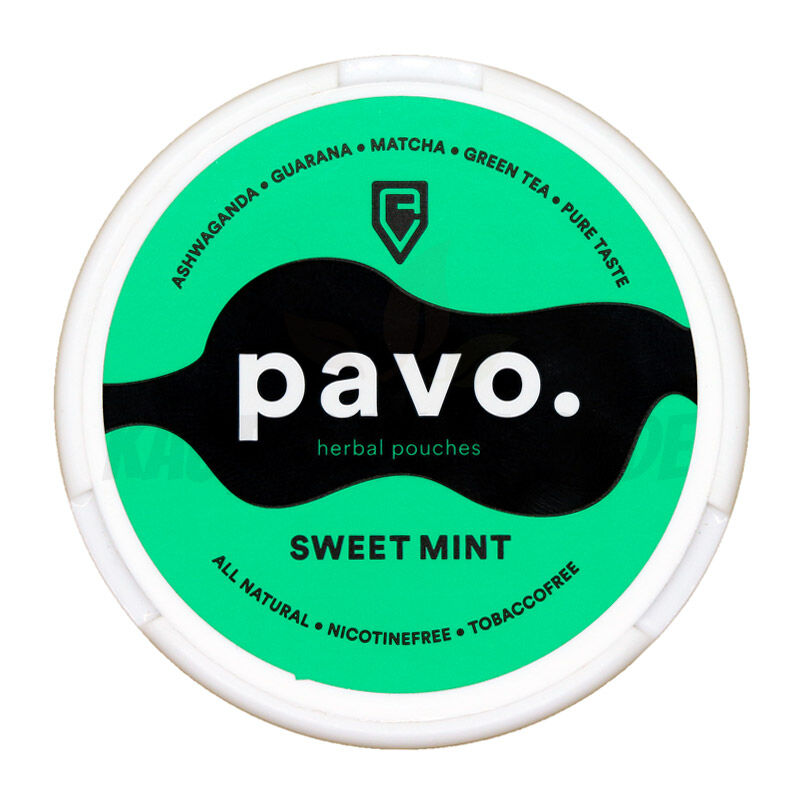 pavo. Herbal Pouches Slim Sweet Mint – 12 g