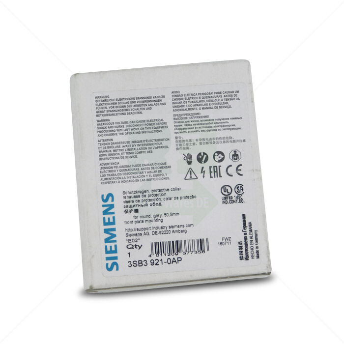 Schutzkragen Siemens 3SB3921-0AB