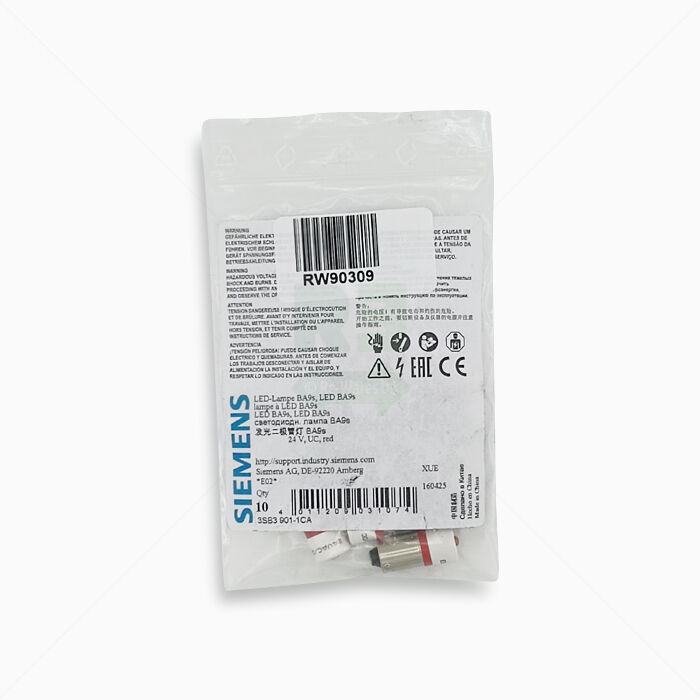 LED Siemens 3SB3901-1CA LED, rot 10 Stück