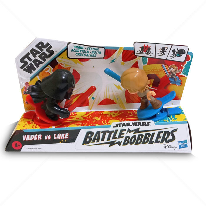 Battle Bobblers Star Wars Hasbro Vader vs Luke
