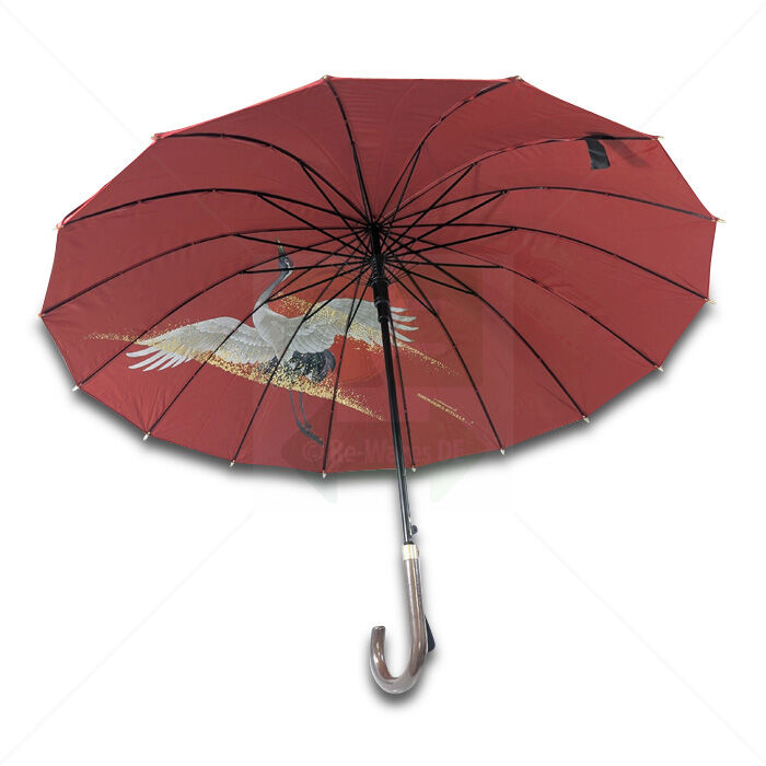 Regenschirm Rituals Spoke Tsuru mit roter Innenseite