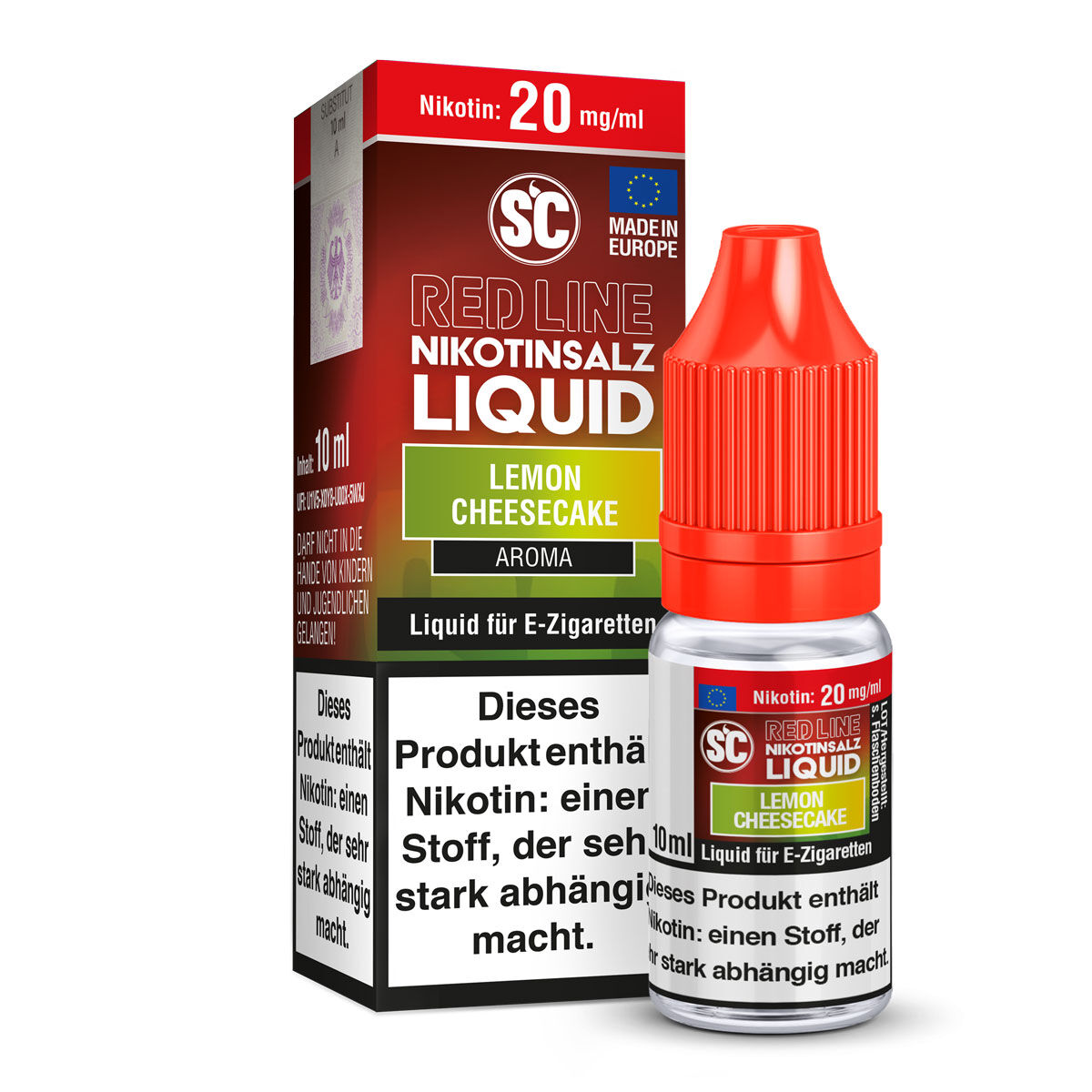 SC Red Line Lemon Cheesecake Nikotinsalz-Liquid 20 mg/ml 10 ml