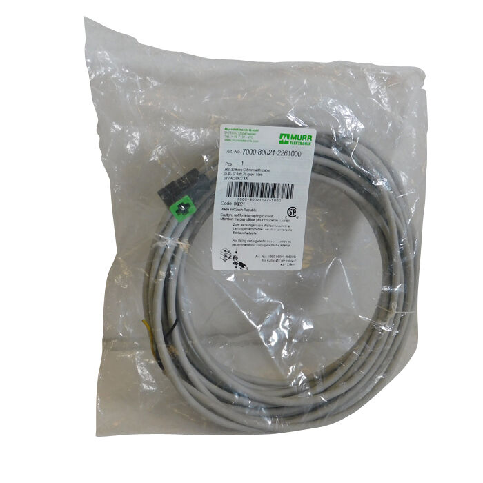 Kabel Murr Elektronik 7000-80021-2261000 PUR 3x0.75 gr UL/CSA 10m