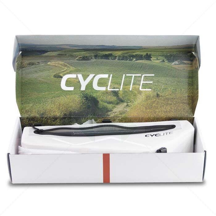 Fahrradrahmentasche cyclite licht grau 2,8L