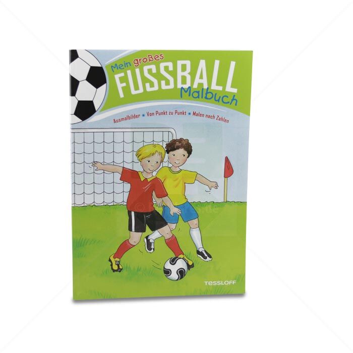 Buch Tessloff Mein großes Fussball Malbuch  Buch Tessloff Mein großes Fussball Malbuch