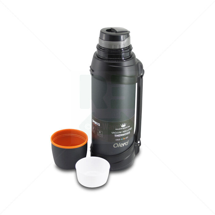 Thermoskanne Olerd 24h Heiß & Kalt Edelstahl 2,5 L dunkelblau