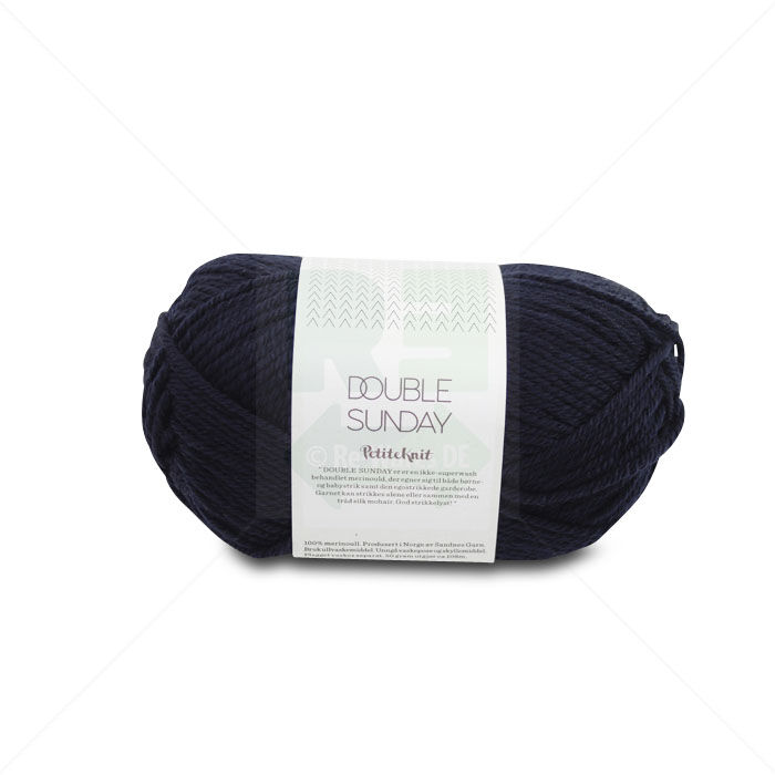 Wolle Sandnes Double Sunday Farbe 5591 dunkelblau