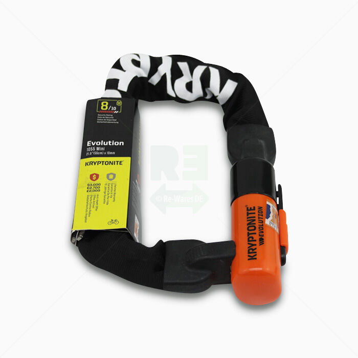 Kettenschloss Kryptonite Evolution 1055 Mini schwarz