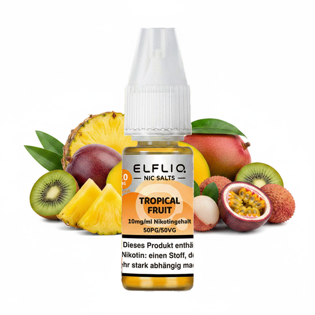 Liquid Nikotinsalz Tropical Fruit ELFLIQ 10ml 10mg/ml (mittel)