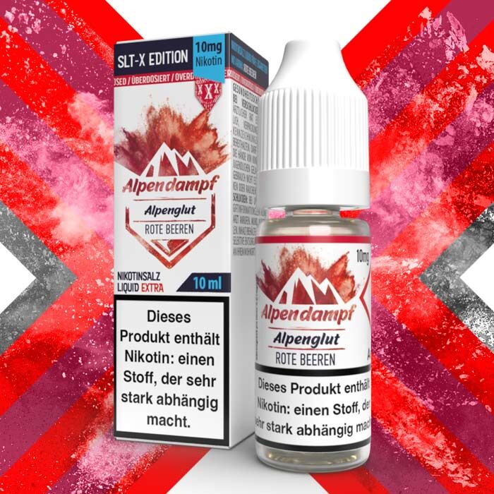Liquid Nikotinsalz SLT-X Alpenglut Alpendampf 10ml 10mg/ml