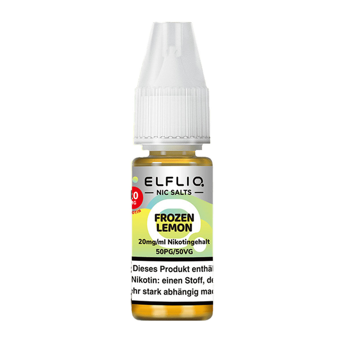 Liquid Nikotinsalz Frozen Lemon ELFLIQ 10ml 20mg/ml (stark)