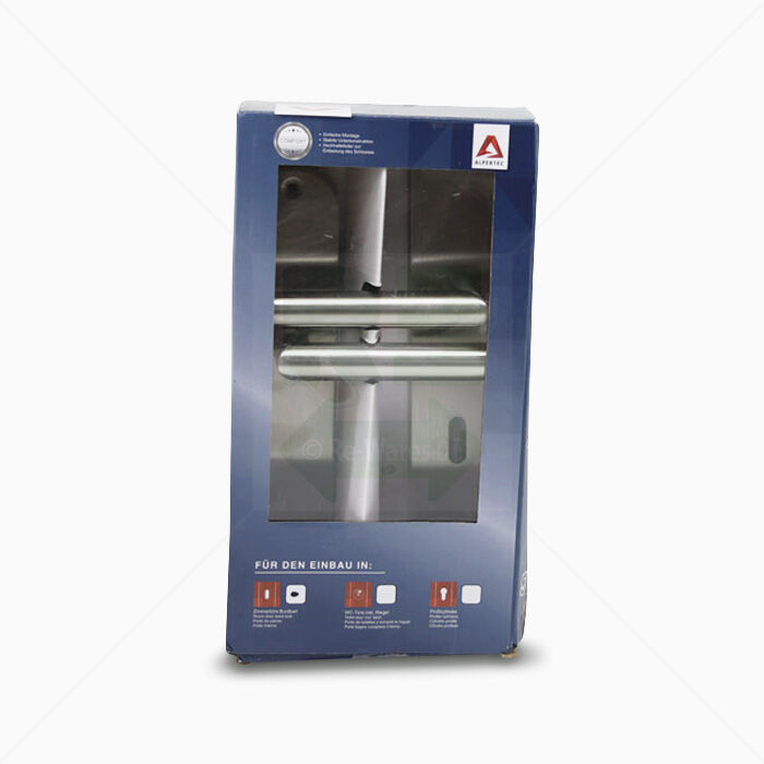 Türgriffe Alpertec 2er-Set Zimmertüre 28.01.5500AZ Edelstahl