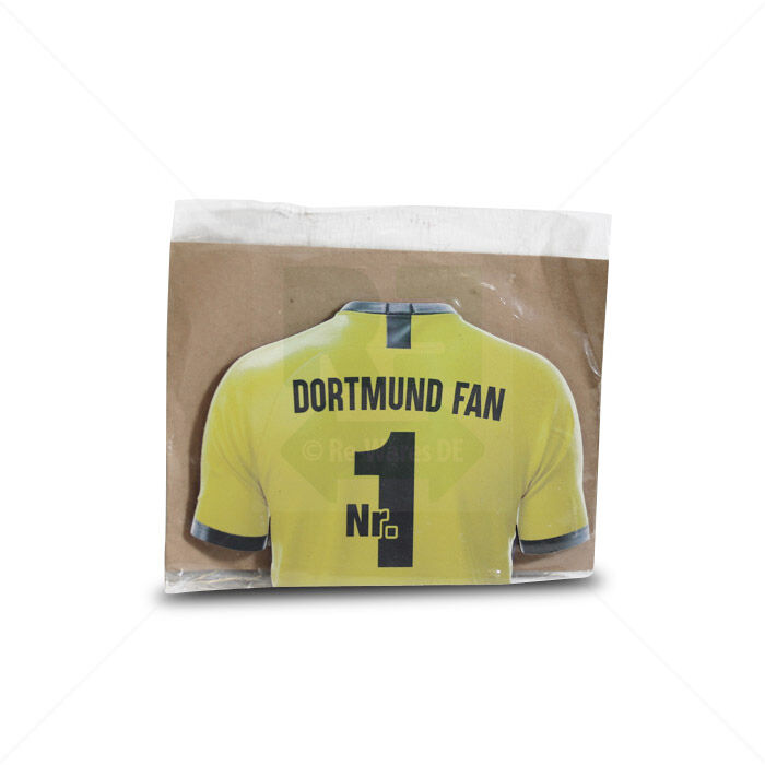 Geschenkskarte aus Holz mit Kuvert Dortmund Fan Nr. 1