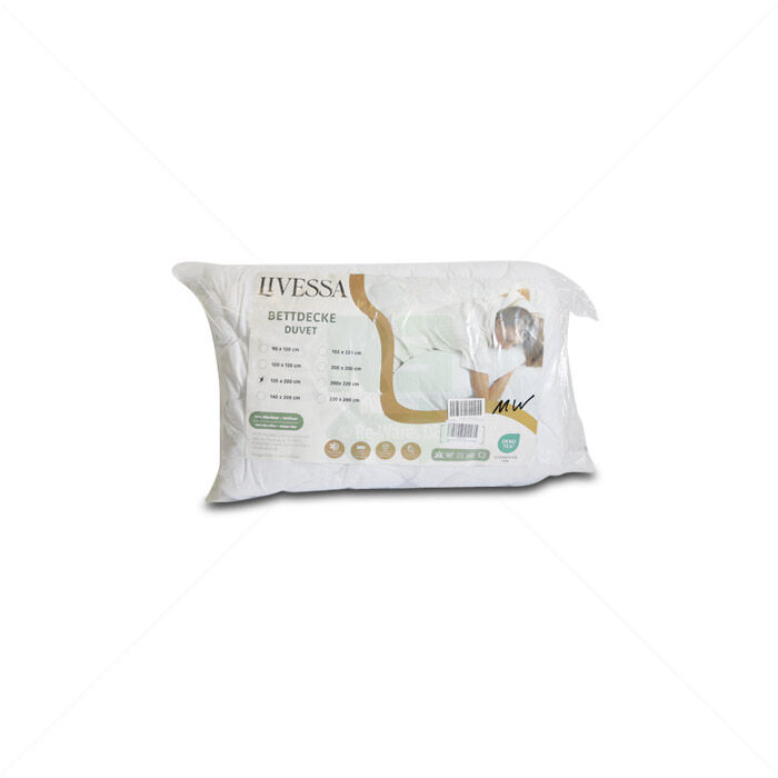 Bettdecke livessa 4-Jahreszeiten 300g/m² Füllung 135x200 cm 