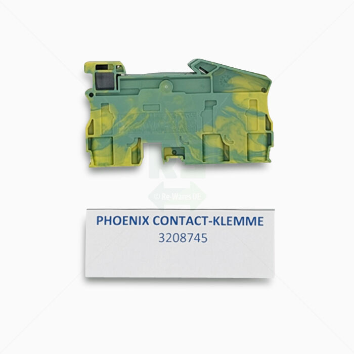 Klemme Phoenix Contact 3208745 Dreistock-Schutzleiterklemme, 10mm², grün/gelb 3 Stück