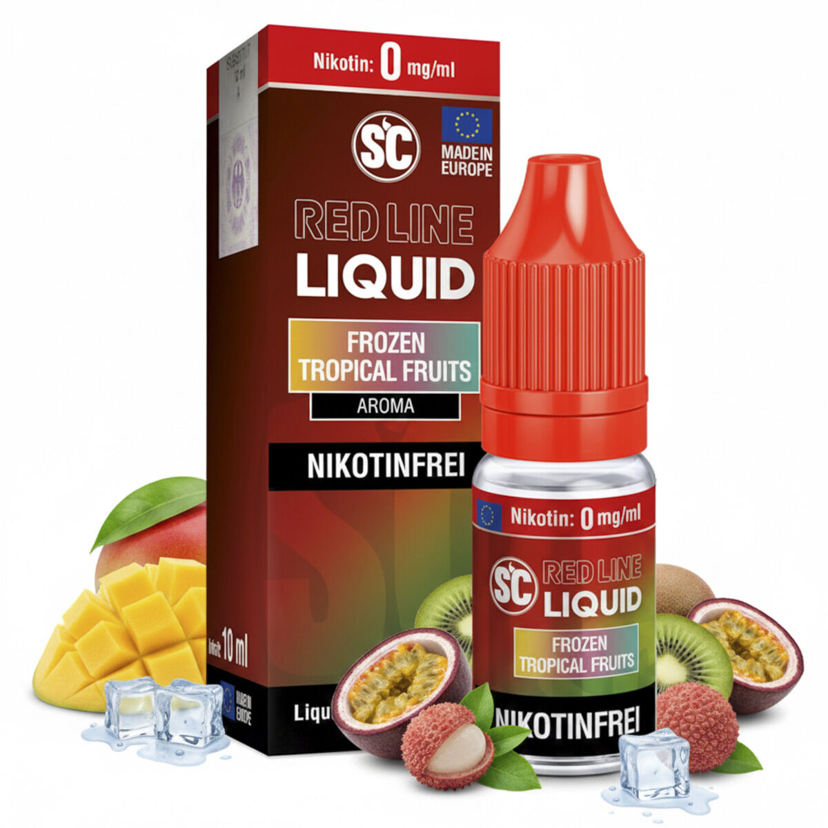 Liquid Nikotinsalz Red Line Frozen Tropical Fruits SC 10ml 00mg/ml (ohne)