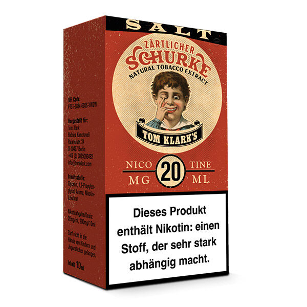 Liquid Nikotinsalz Zärtlicher Schurke Tom Klark's 10ml 20mg/ml