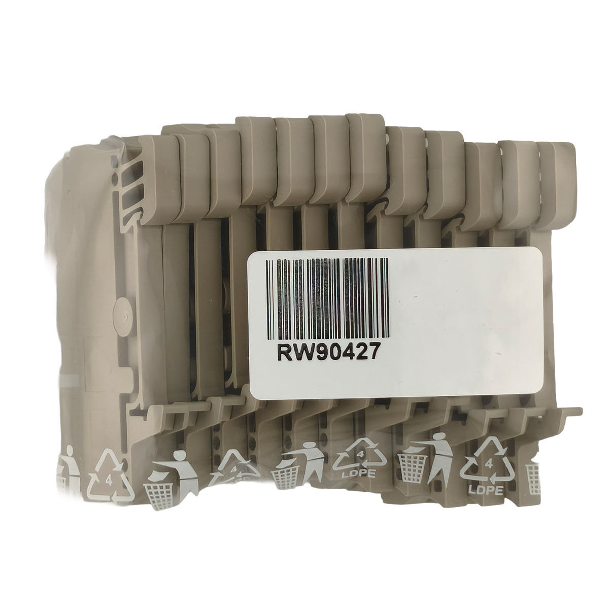 Klemmen Weidmüller ZDU 2.5/3AN Durchgangsklemme, 2,5mm², beige 12 Stück