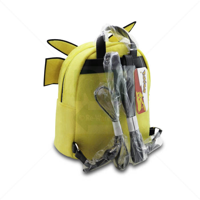 Rucksack Plüsch Pokémon - Mini Pikachu 26x20x12cm Gelb