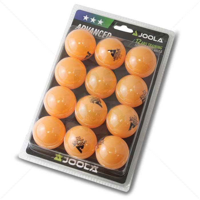 Tischtennis Bälle Ping Pong JOOLA® Training 40mm 12-er Pack orange