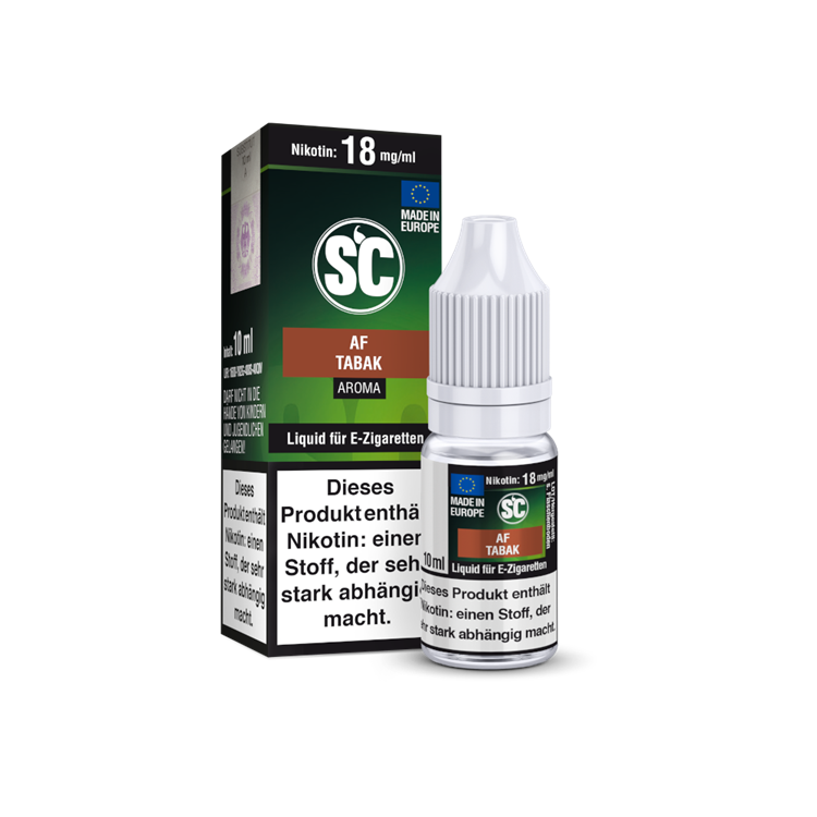 Liquid AF Tabak (Americas Finest) SC 10ml für E-Zigarette 00 mg/ml (ohne)