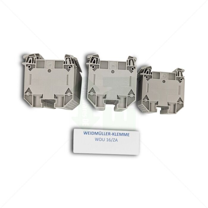Klemme Weidmüller WDU 16/ZA Durchgangs-Reihenklemme, 16mm², beige 25Stück